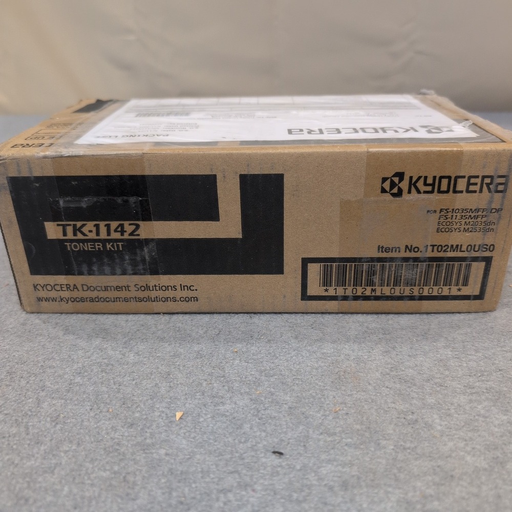 2 Pack Kyocera TK-1142 Black Toner Kit ECOSYS M2035dn M2535dn FS-1035MFP OEM New